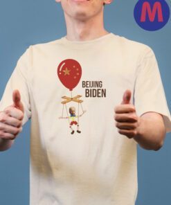 Beijing Biden White Cotton T-Shirts