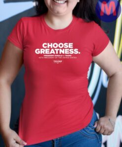 Choose Greatness Cotton T-Shirts