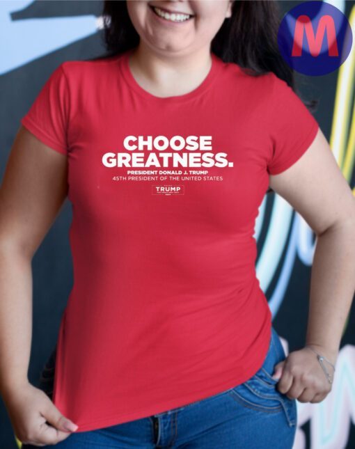 Choose Greatness Cotton T-Shirts
