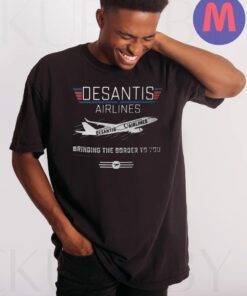 DeSantis Airlines Shirt Florida Political Meme Republican Conservative DeSantis 2024 Trump 2024