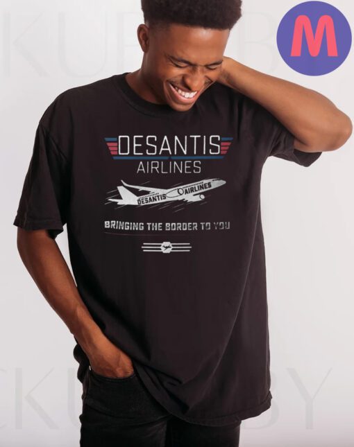 DeSantis Airlines Shirt Florida Political Meme Republican Conservative DeSantis 2024 Trump 2024
