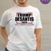 Donald Trump Ron DeSantis 2024 Save America Again T-Shirt