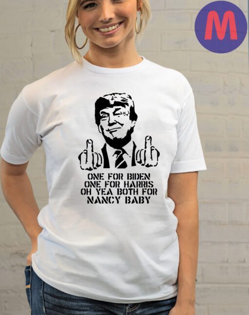 Donald Trump T Shirt Middle Finger Make America Great Again Maga Republican 2