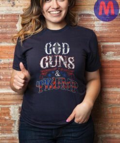 God Guns & Trump 2024 Election MAGA Shirt