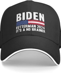Hat Cap Biden Fetterman 2024 It's A No Brainer Hat