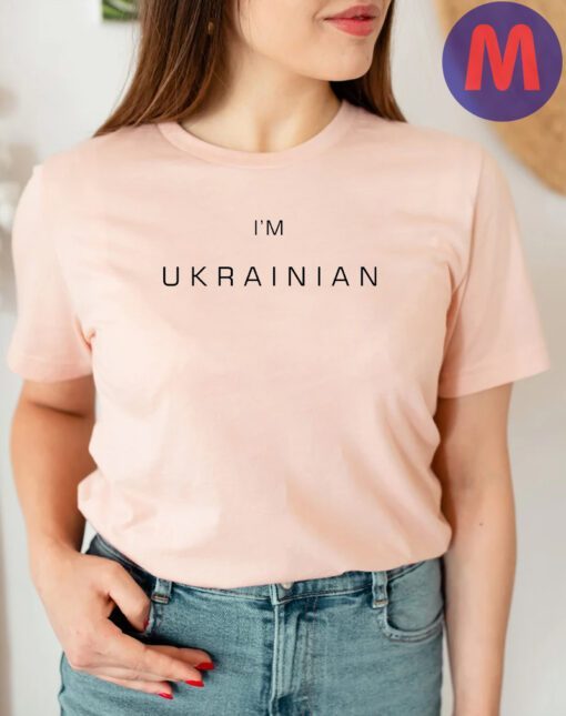 I'm Ukrainian T shirt, Ukraine T shirts, Zelensky-shirt