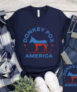 Joe Biden Donkey Pox Funny Humor T shirt Anti Biden Trump 2024 Political Shirts