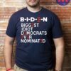 Joe Biden The Biggest Idiot Democrats Ever Nominated Shirts