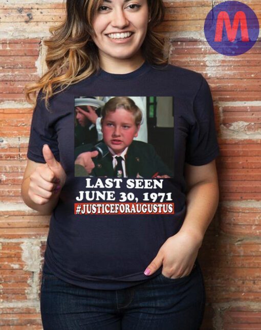 Justice for AUGUSTUS T shirt - 80s - 90s