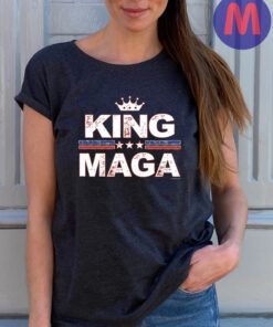 King Maga Trump 2024 Make America Great Again Shirt