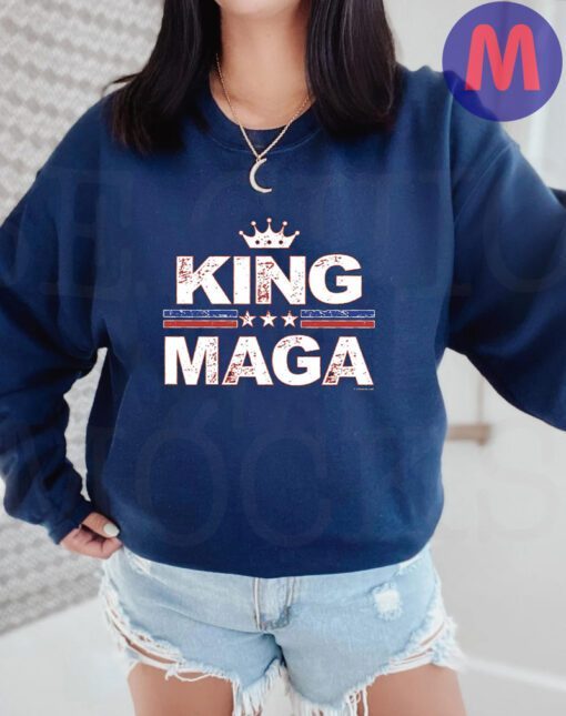 King Maga Trump 2024 Make America Great Again Shirts
