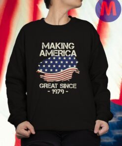 Making America Great Since 1979 USA Proud Birthday Shirt