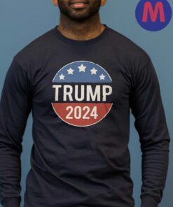 Round trump 2024 Stars and Stripes T-Shirts