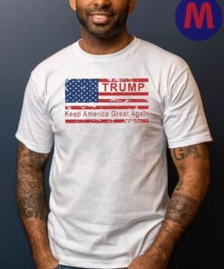 Trump American Flag Shirt, Keep America Great Again T-shirts