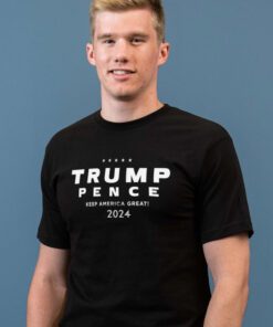 Trump-Pence 2024 T-Shirt - Black