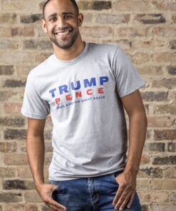 Trump-Pence Make America Great Again Tee - Grey