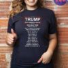 Trump save America again 2023 rally tour shirt