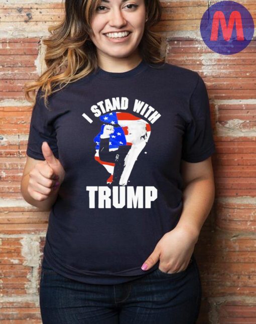Usa Flag I Stand With Trump 47 Shirt