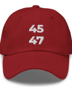 45 47 dad hat, 45 47 baseball cap, 45 47 trump hat, 45 MAGA hat