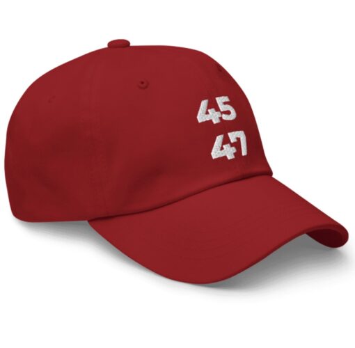 45 47 dad hat, 45 47 baseball cap, 45 47 trump hat, 45 MAGA hats