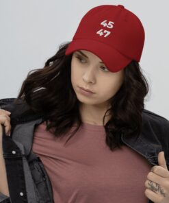 45 47 dad hat, 45 47 baseball cap, 45 47 trump hats, 45 MAGA hat