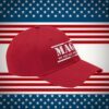 Arrested MAGA Red Baseball Cap