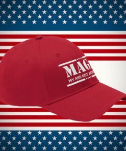 Arrested MAGA Red Baseball Cap