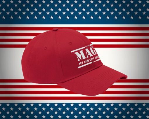 Arrested MAGA Red Baseball Cap