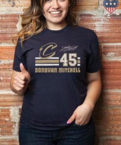 Cavs Donovan Mitchell Signature Jersey Shirt