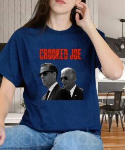 Crooked Joe Black Cotton T Shirt