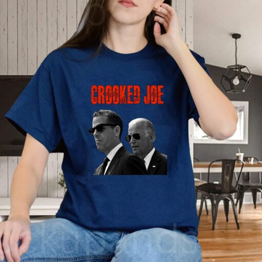 Crooked Joe Black Cotton T Shirt
