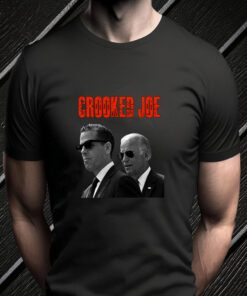 Crooked Joe Black Cotton T-Shirts