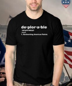 Deplorable Funny Trump Maga shirt