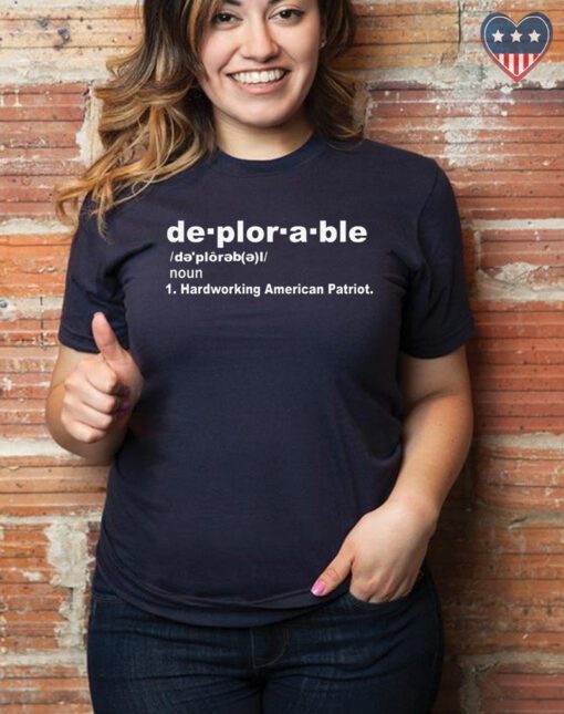 Deplorable Funny Trump Maga t-shirt