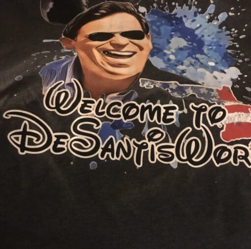 Desantis World Shirt, Daddy Desantis, Anti-Woke Corporation Short-sleeve unisex t-shirts