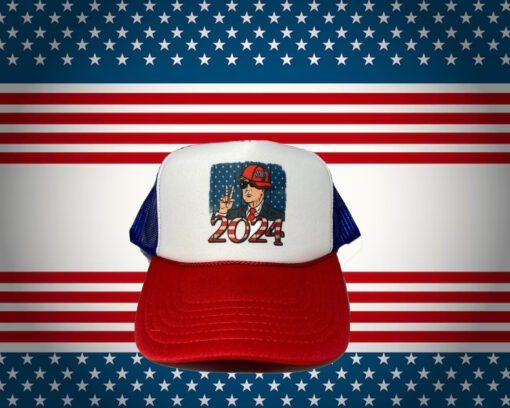 Donald Trump 2024 Trucker Hat Vintage Mesh Hat, hat adjustables