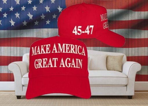 Donald Trump 47 Red Hat Cap