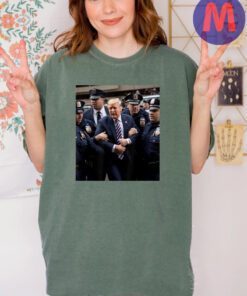 Donald Trump Getting Arrested Meme T-Shirts