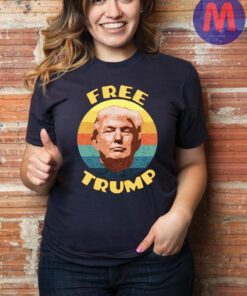 Free Trump Tee - Vintage Retro Sunset Unisex t-shirt