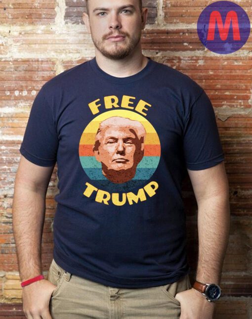 Free Trump Tee - Vintage Retro Sunset Unisex t-shirts