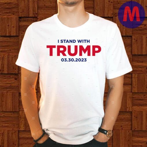 I Stand With Trump White Cotton T-Shirt