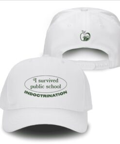 I Survived Public School White Structured Adjustable Hat