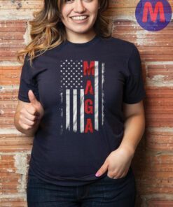 MAGA Flag Donald Trump 2024 Election T-shirt