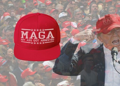 MAGA My Ass Got ARRESTED Red Hat