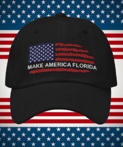 Make America Florida Embroidered Dad Hat, Ron Desantis 2024