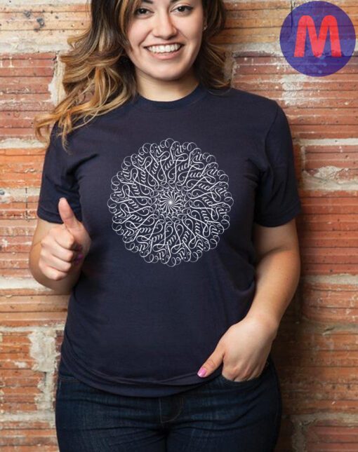 Mandala Fuck it T-shirt