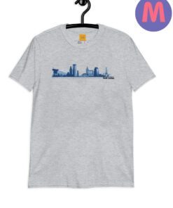 North Carolina Dark Ash Cotton T-Shirt