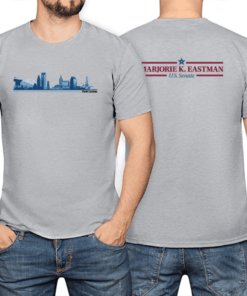 North Carolina Dark Ash Cotton T-Shirt