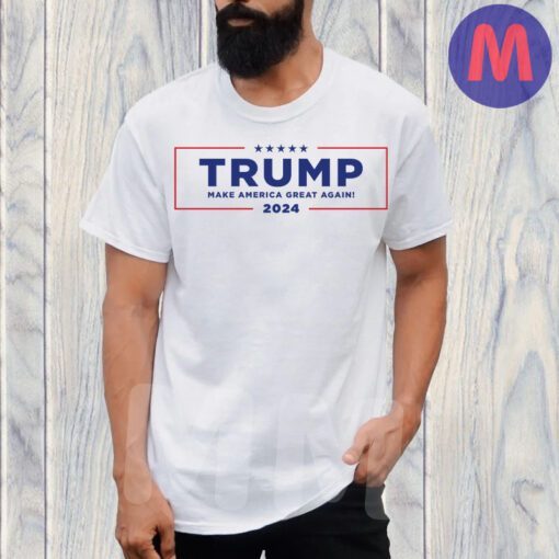 Official 2024 Trump White T-Shirt