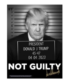 Official Trump Mugshot Signed Poster